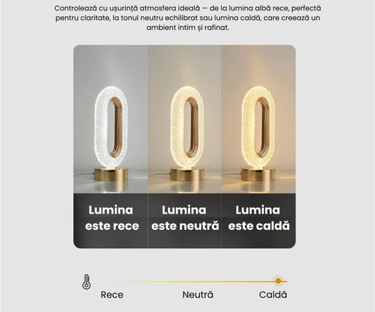 Lampă LED din Cristal – Eleganță și Lumină pentru Orice Încăpere