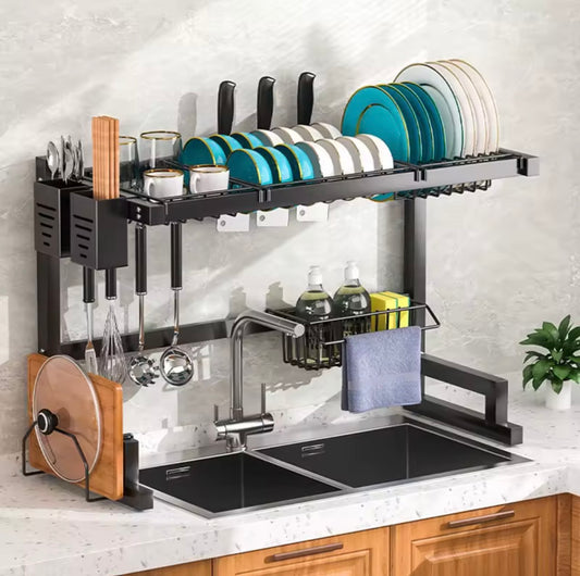 Suport de Vase Multifuncțional pentru Chiuvetă