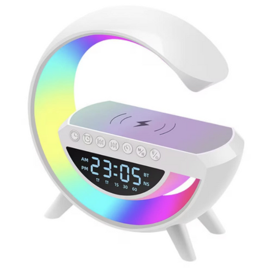 Ceas Multifuncțional cu încărcare wireless si Lumina LED