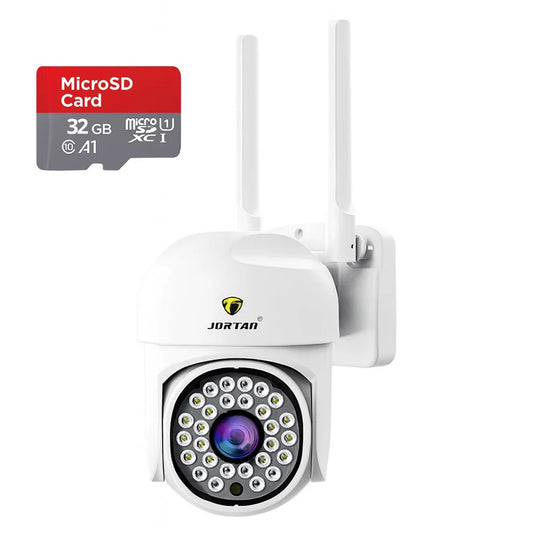 Camera de Supraveghere, JORTAN JT-8161, 1080P, WIFI, IP66, Wireless, NightVision Infrarosu + CADOU Card 32GB