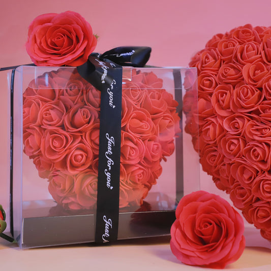 Inima din trandafiri de sapun