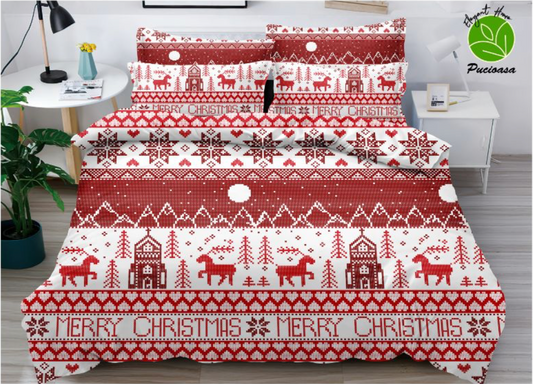 Lenjerie de Pat de Crăciun Finet